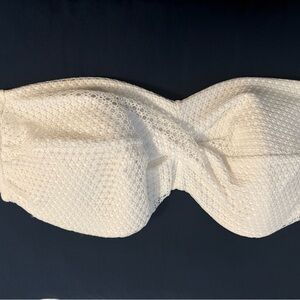 Victoria's Secret White Textured Bandeau